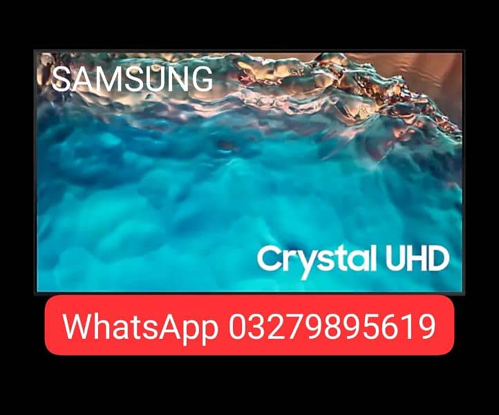 SAMSUNG 50" LED LCD Crystal UHD 4K 0