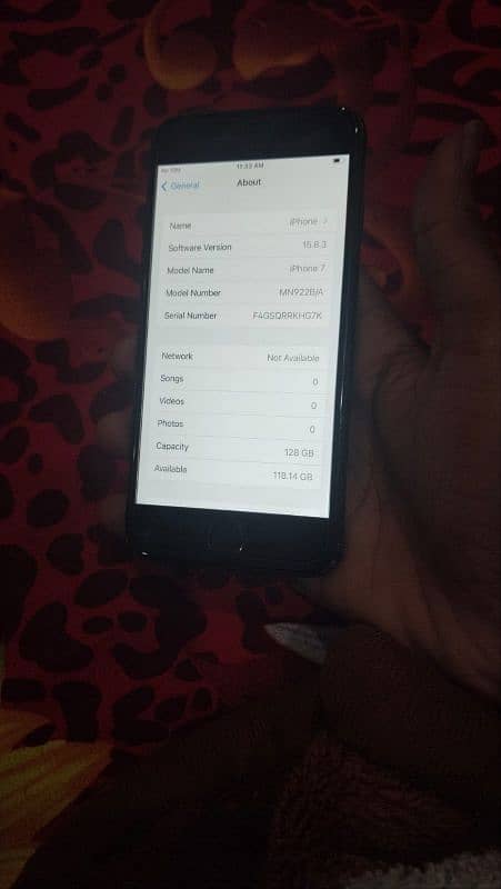 Exchange iPhone 7 , 128gb , PTA official approved All ok 3