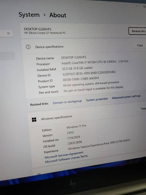 Laptop HP ZBook Core i5 10th Gen for Sale 5