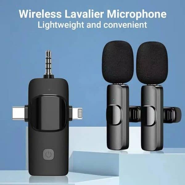 K8 Collar Wireless Microphone Type C Supported  |Bm800 mic 4