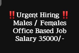 Need Telecommunications Staff Male Females