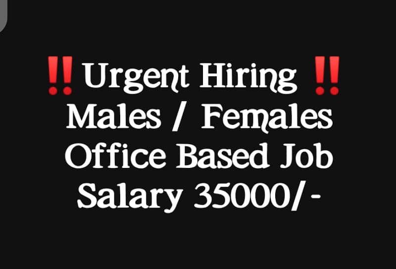 Need Telecommunications Staff Male Females 0