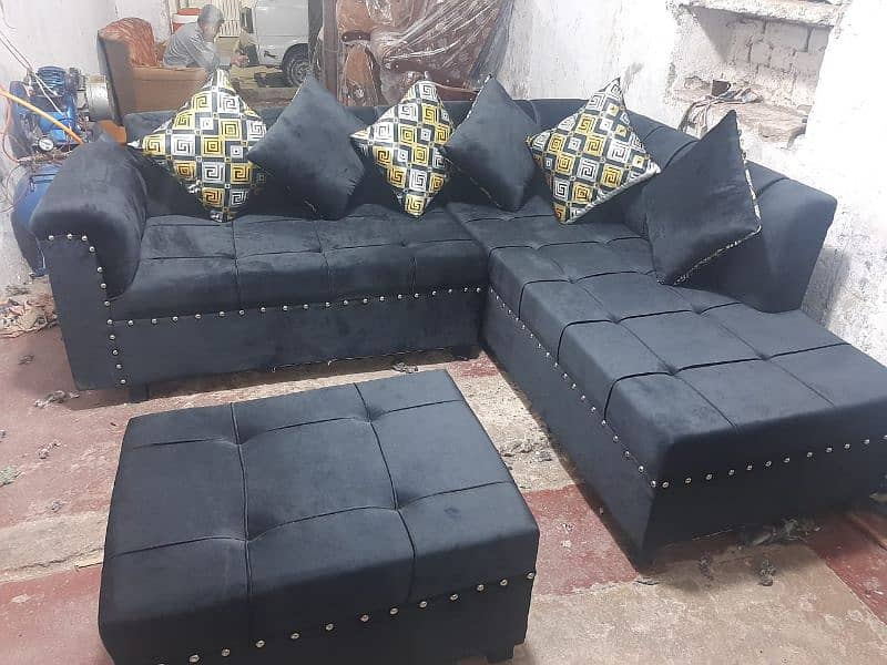 L shape corner sofa set/5 setar 6 setar and 7 setar on very low price 9