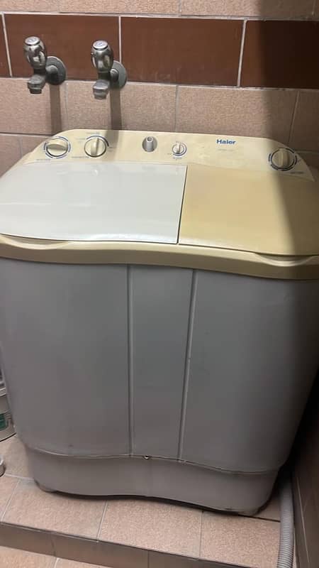 Haier twin tab washing machine 2