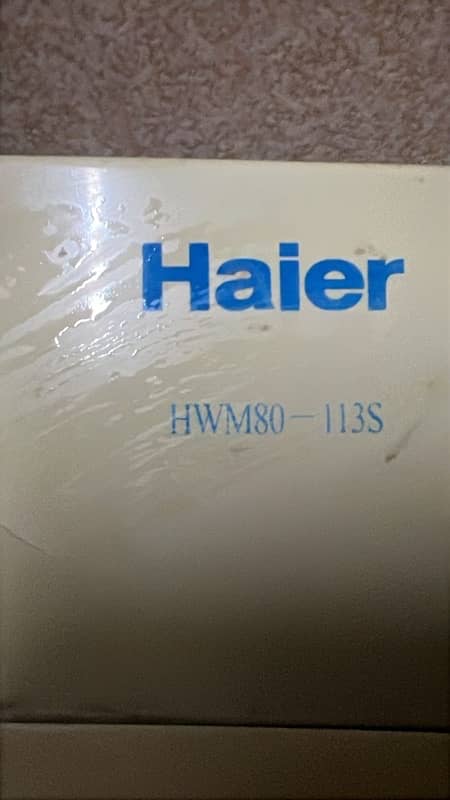 Haier twin tab washing machine 9