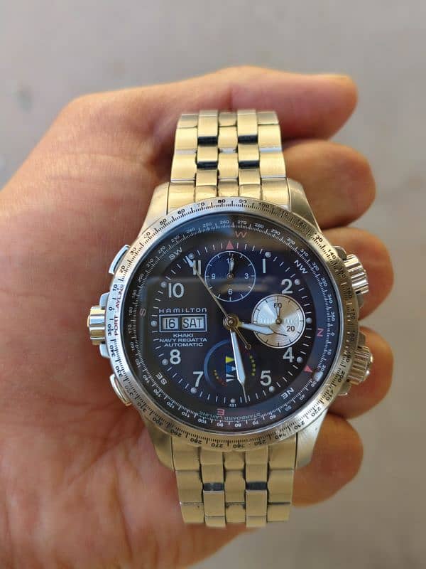 Hamilton Khaki Navy Regatta, Automatic, Day Date Watch Chronograph 0