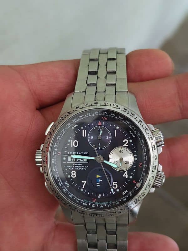 Hamilton Khaki Navy Regatta, Automatic, Day Date Watch Chronograph 3