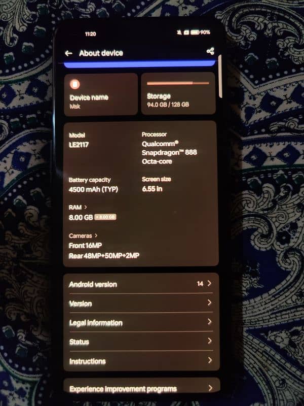 I want to sell my one plus 9 /128 3