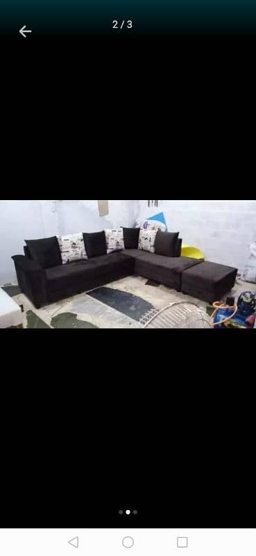 L shape corner sofa set/5 setar 6 setar and 7 setar on very low price 9