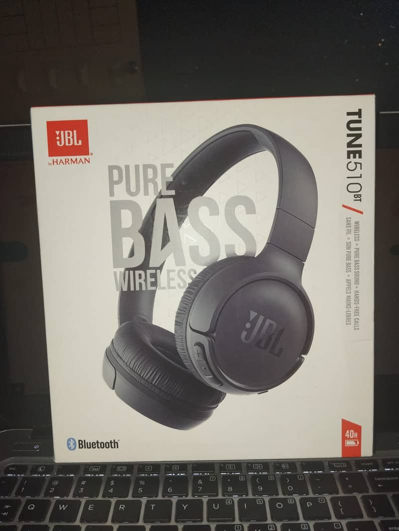 JBL Tune 510BT Wireless On-Ear Headphones – Slightly Used 0