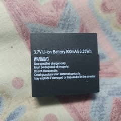 Camera Battery 3.7V Li-ion 900mAh