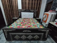 King size bed + dressing table + side tables