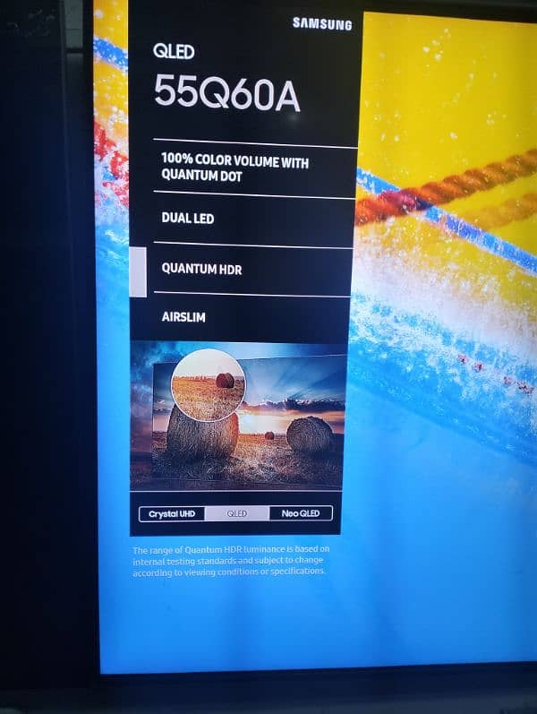 Original sumsung frame Q led 55 inch 4k 3