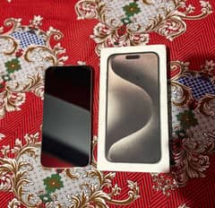 Iphone 15 pro max 256gb Non PTA