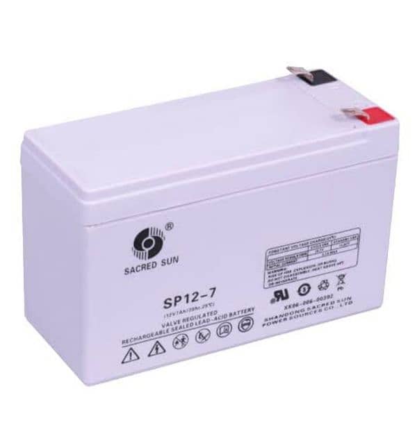 dry battery 7ah 12v 2