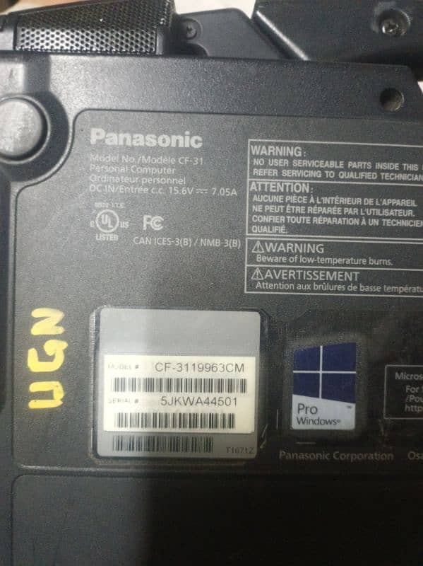 Panasonic cf-31 i5 5th 2