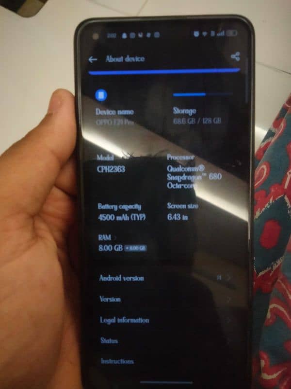 OPPO F21 PRO 4G  CONDITION  10/10 3