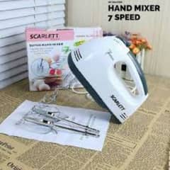 Electric Scarlett Hand Mixer with 7 Speeds