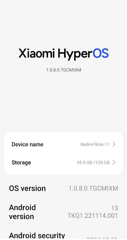 Redmi note 11 full official warranty available 6.128 3