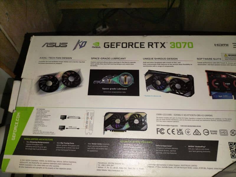 RTX 3070 ASUS KO VARIENT RGB 3