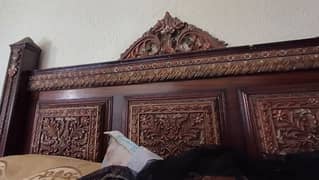 Wood bedroom set for sale