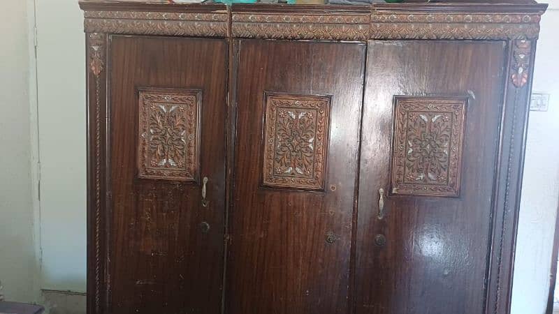 Wood bedroom set for sale 1