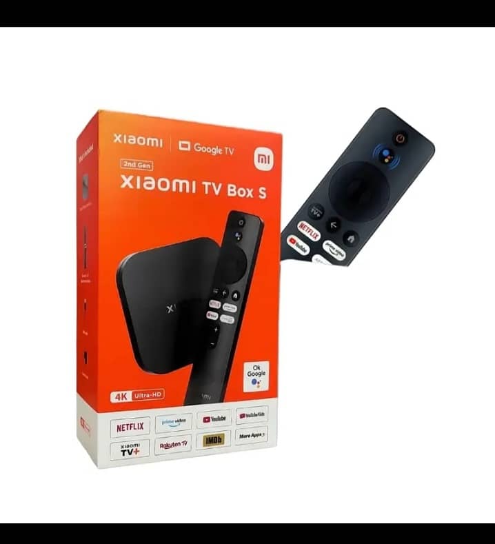 Original Global Xiaomi Mi Tv Box S 2nd Gen 4k 0