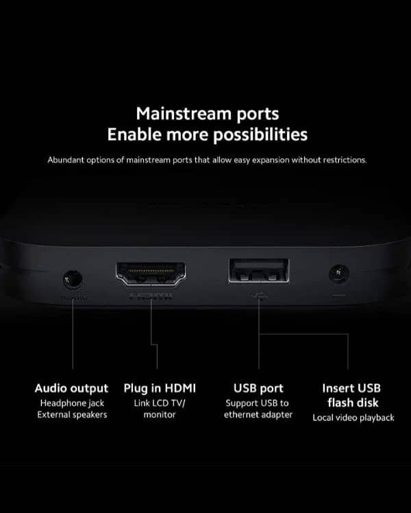 Original Global Xiaomi Mi Tv Box S 2nd Gen 4k 2