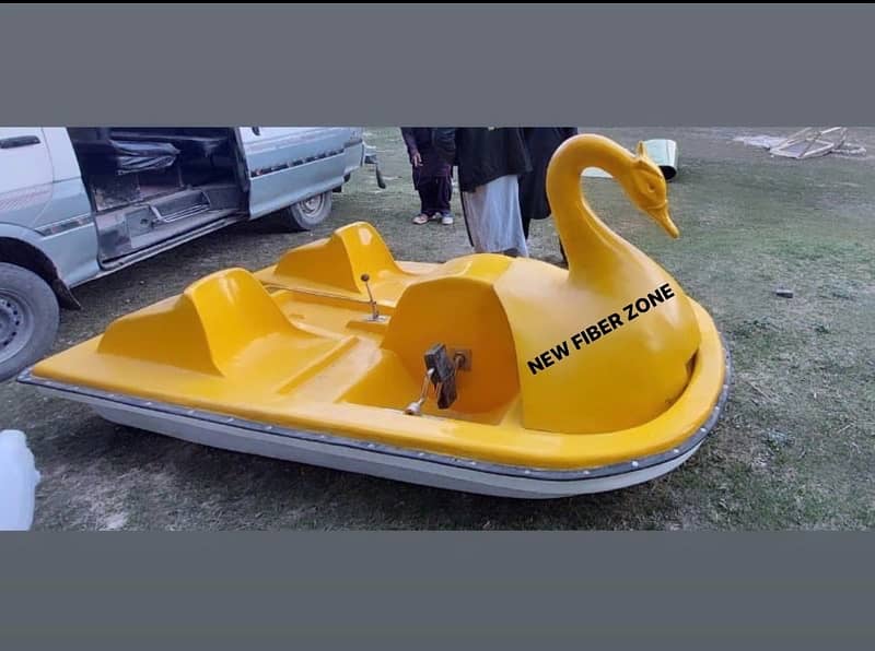 fiberglass duck design paddle boat 2