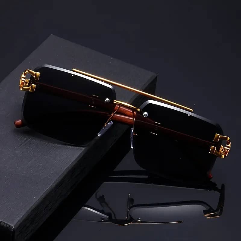 Luxury Rimless Fashion Glasses for Both Men And Women - Anti-Glare, 3