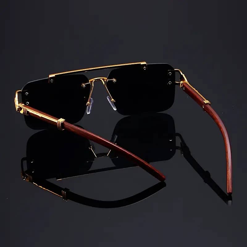 Luxury Rimless Fashion Glasses for Both Men And Women - Anti-Glare, 4