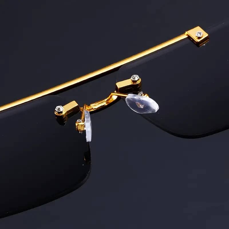 Luxury Rimless Fashion Glasses for Both Men And Women - Anti-Glare, 5