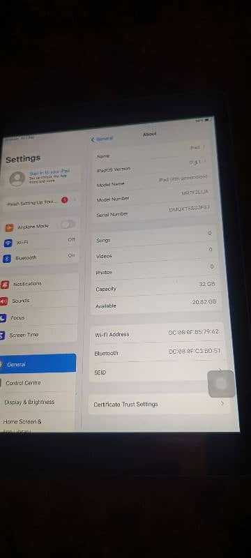 ipad 6 generation good condition 4