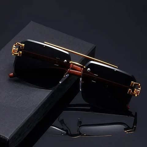 Luxury Rimless Fashion Glasses for Both Men And Women - Anti-Glare, W 4