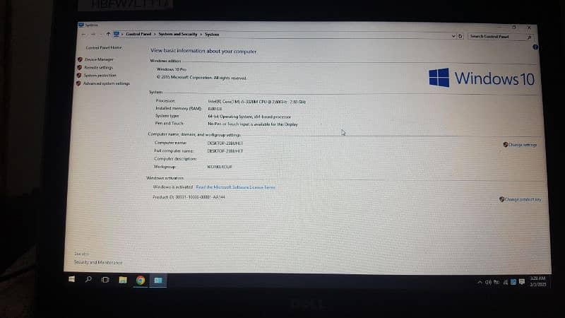 Dell latitude E6530 core i5 3rd gen with 128ssd + 8gb raam 0