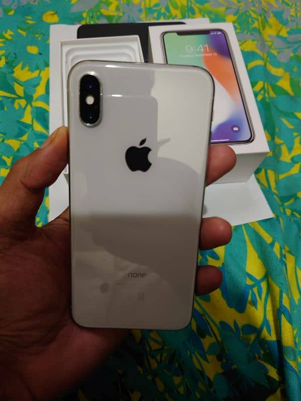 iPhone X 64gb complete box Official PTA Sale Exchange 3