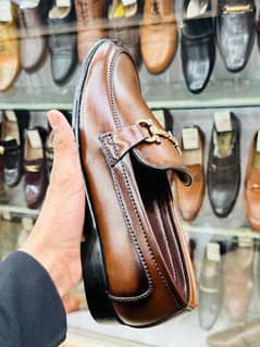 Men's leather formal dress shoes