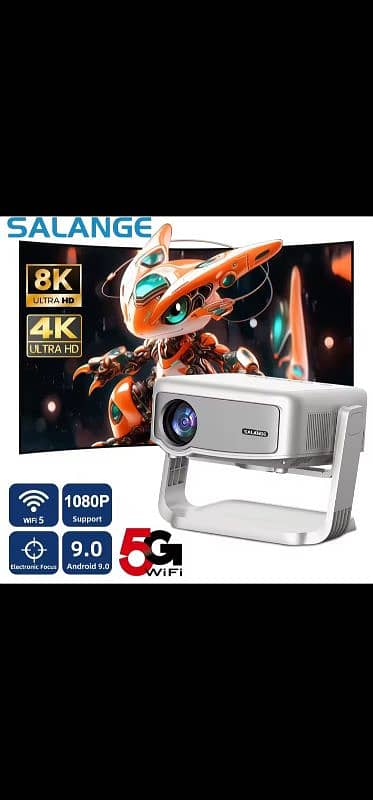 GRAND RAMADAN SALE 50% All ORIGNAL 4K FULL HD ANDROID PROJECTOR CINEMA 3