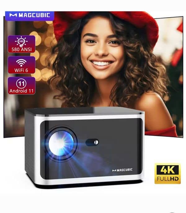 GRAND RAMADAN SALE 50% All ORIGNAL 4K FULL HD ANDROID PROJECTOR CINEMA 6