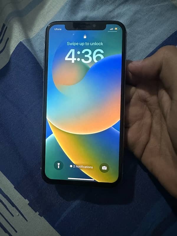 Iphone x 256gb 95%health pta approved 0