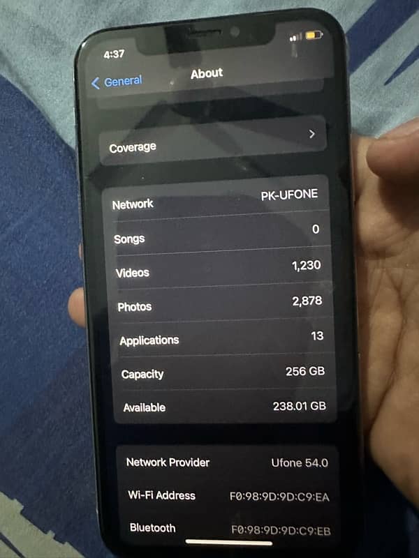 iPhone x 256gb pta approved 8