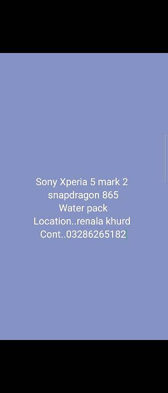 Sony Xperia 5 mark 2 2