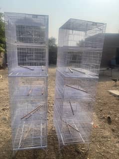 bird cage breeding boxes and water and seed pots for sale