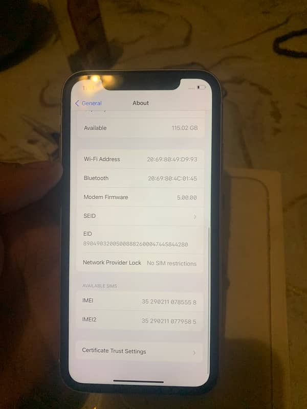 iphone 12 pro max jv 128 gb non pta BH 86 4