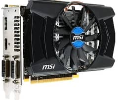 MSI AMD RADEON R7 250 [200 Series] 2GB, GDDR3, 128BIT. DirectX12 VIDEO