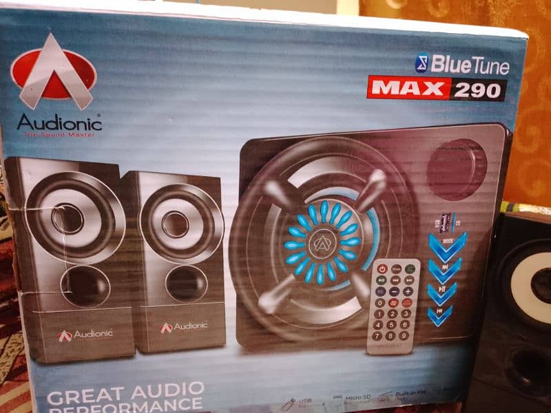 Audionic Max 290 Woofer Speaker with Bluetooth 2