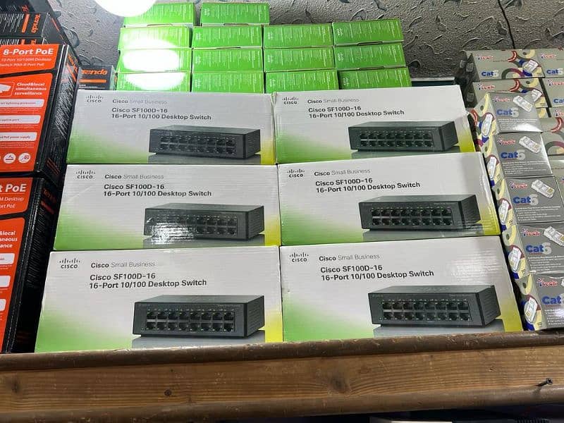 Cisco 16-Ports Switch 100Mbps 0