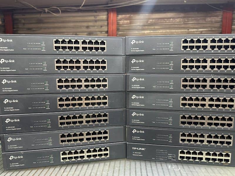 TP-Link Gigabit Switch 24 and 16 Ports Available 0