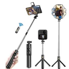 4 and 1 selfie stick tripod