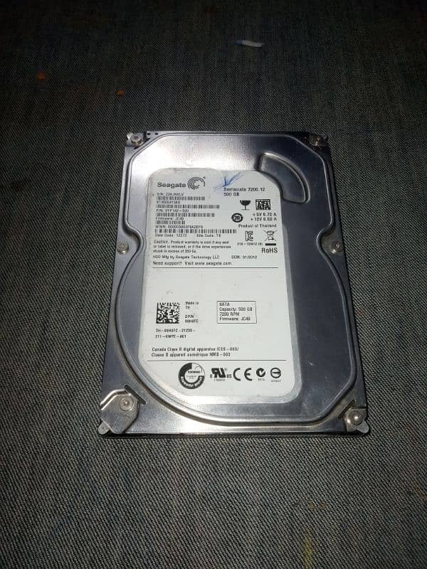 500GB PC Hard disk 1